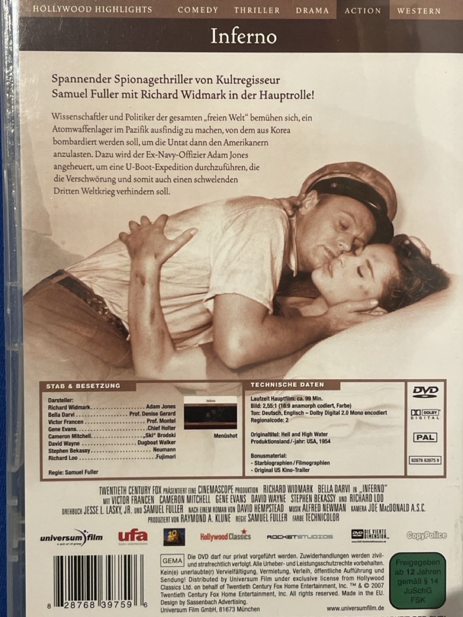 Alle DVDs: Inferno (1953) – Gebraucht aus Waldenburg von Mimily33 1