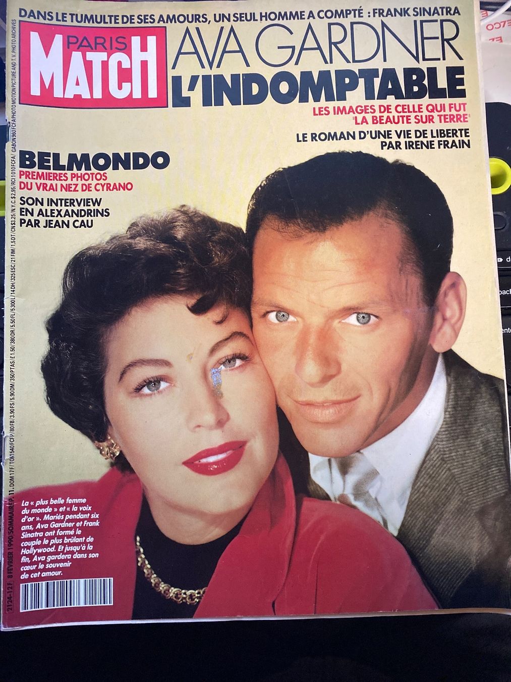 Zeitschriften & Magazine: Paris Match - Ava Gardner - 1990 - Belmondo – Gebraucht aus Le Brassus von cinema13