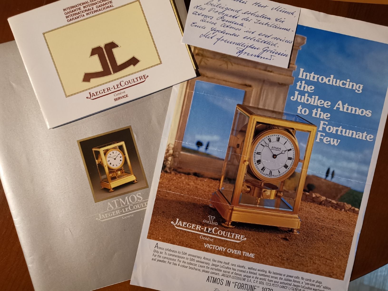 Jaeger-Lecoultre Orologi da terra & Orologi da parete: Atmos 50th Full Set / TOP – Usato da Farvagny-le-Grand venduto da CollectibleWatches 4