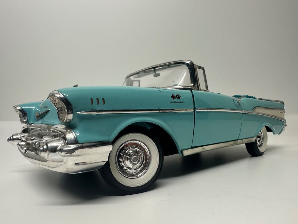 Chevrolet Bel Air 1957 Vert/blanc 1/18 Ertl American Muscle Collection