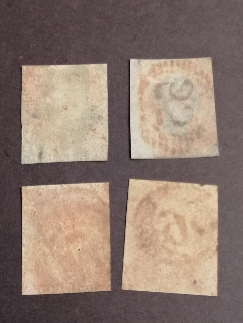 Tous les timbres: 4mal One Penny red 1841  – D'occasion à Happerswil par tschergi 1