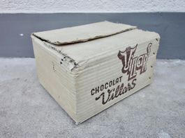 Vintage Verpackung CHOCOLAT VILLARS Schachtel Karton