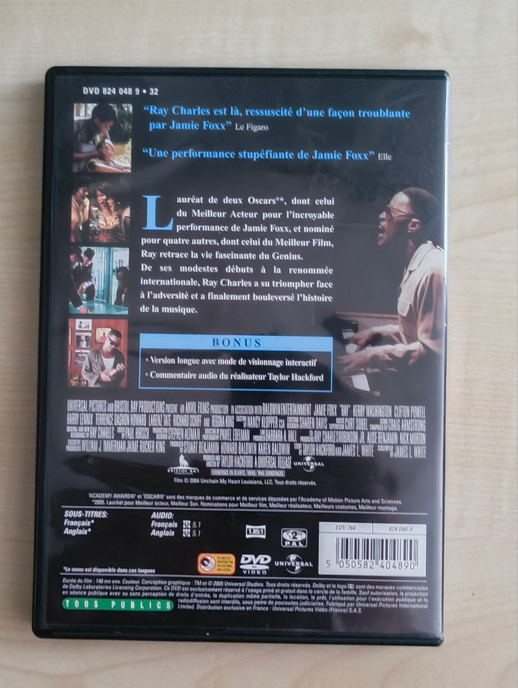 Tutti i DVDs: Ray - Taylor Hackford - DVD – Usato da Sion venduto da dor_8hwv 1