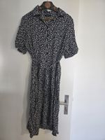Leo- Sommerkleid, Grösse 48, Schwarz/Weiss