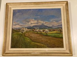 Otto Meister (1887-1969) 1954 Landschaftsgemälde signiert