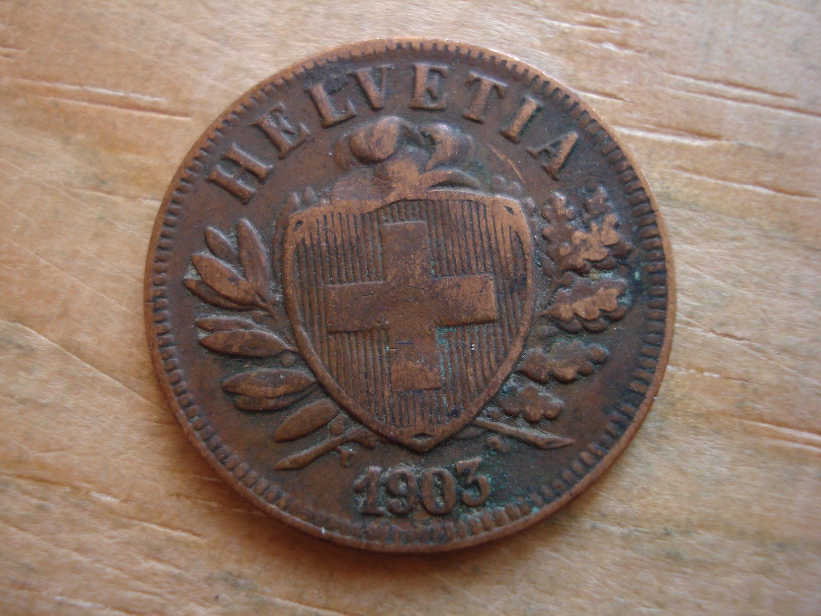 Tutti le monete: (K1) 2 Rappen 1903 – Usato da Erlach venduto da Net-Coins