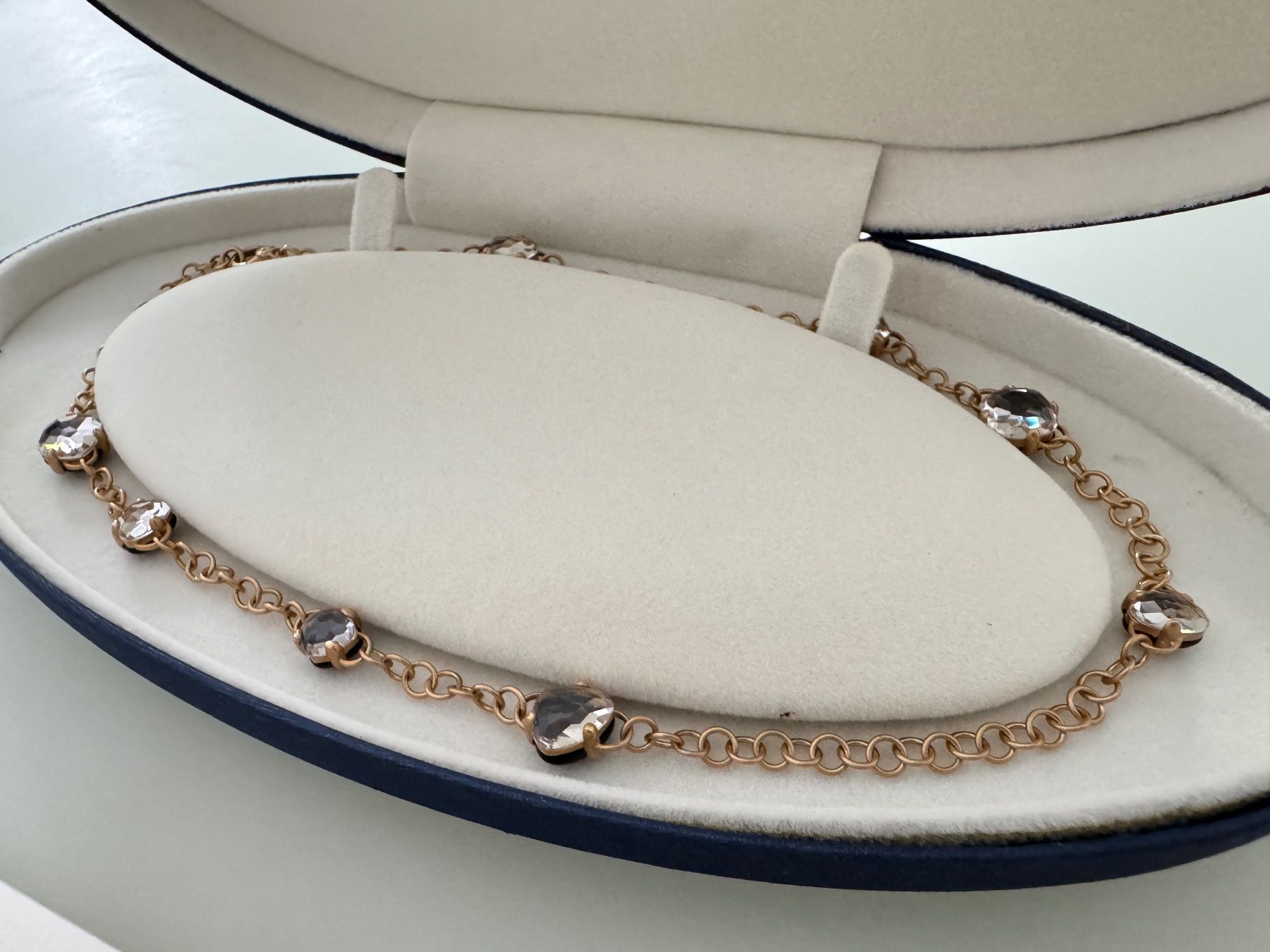 Pomellato Catenine: Collier Pomellato Capri en Or Rose Mat / Onyx – Usato da Geneve venduto da iBest 2