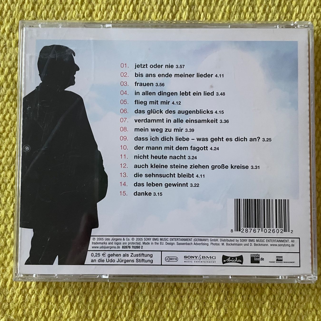 CD: UDO JÜRGENS-JETZT ODER NIE – Usato da Rorschacherberg venduto da CD-Roli 1