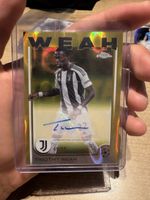 Card Topps Chrome Timothy Weah Autograph 49/50 Juventus