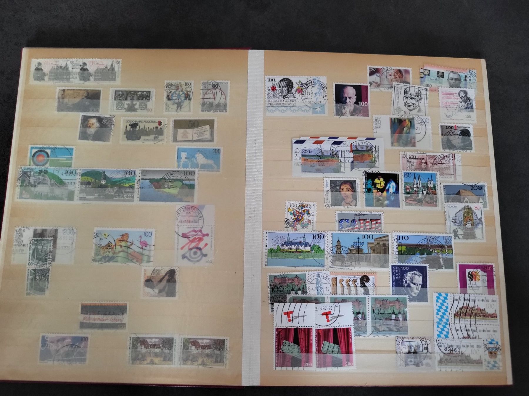 Alle Briefmarken: Sammlung Album - Deutschland – Gebraucht aus Rümlang von Turrin 4