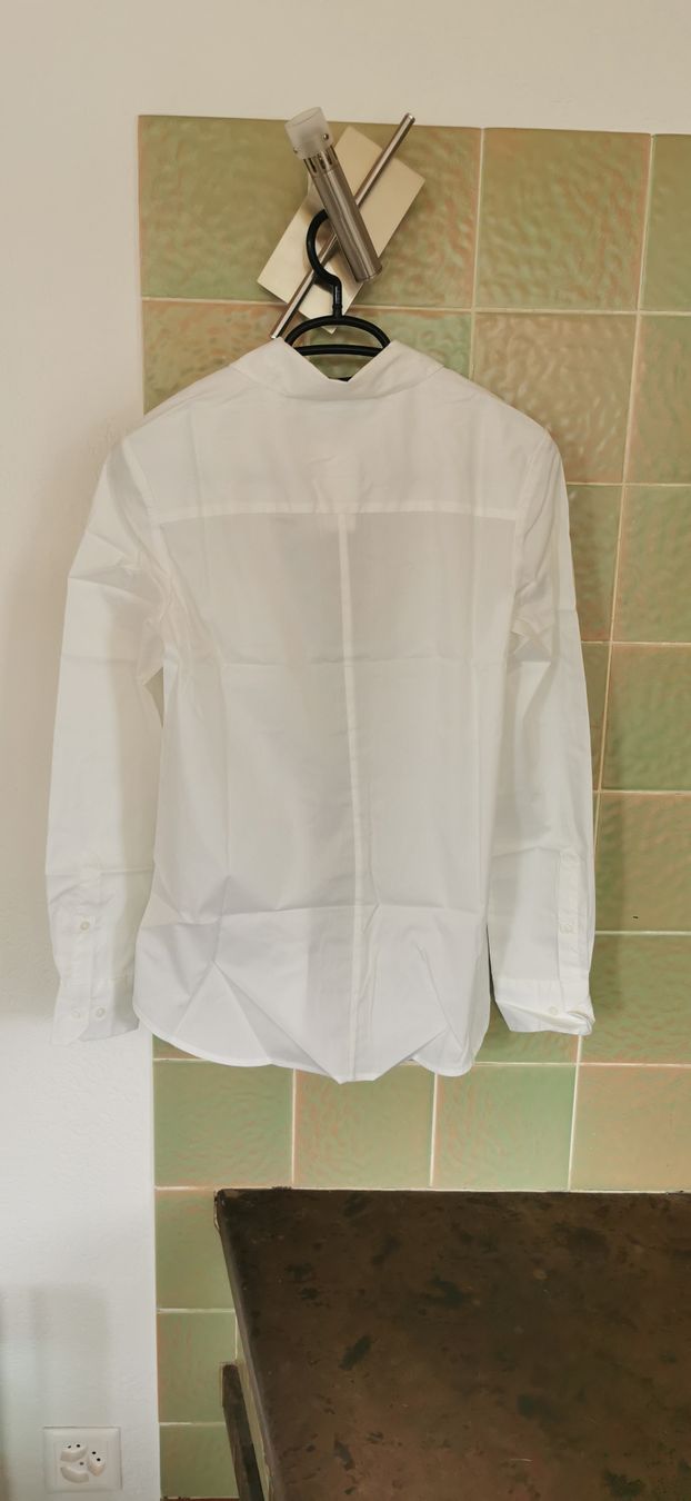 H&M Blusen: Business Bluse weiss elastisch Langarm 34/36 – Neu und originalverpackt aus Wyssachen von Soenne 1
