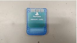 Carte mémoire PS 1 couleur bleu