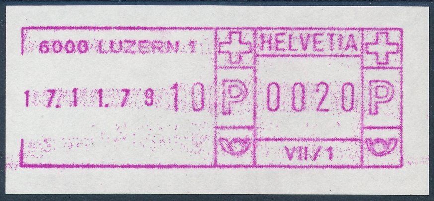 Tous les timbres: SFS 6 lila ** postfrisch – Neuf (Voir description) à Luzern par atms