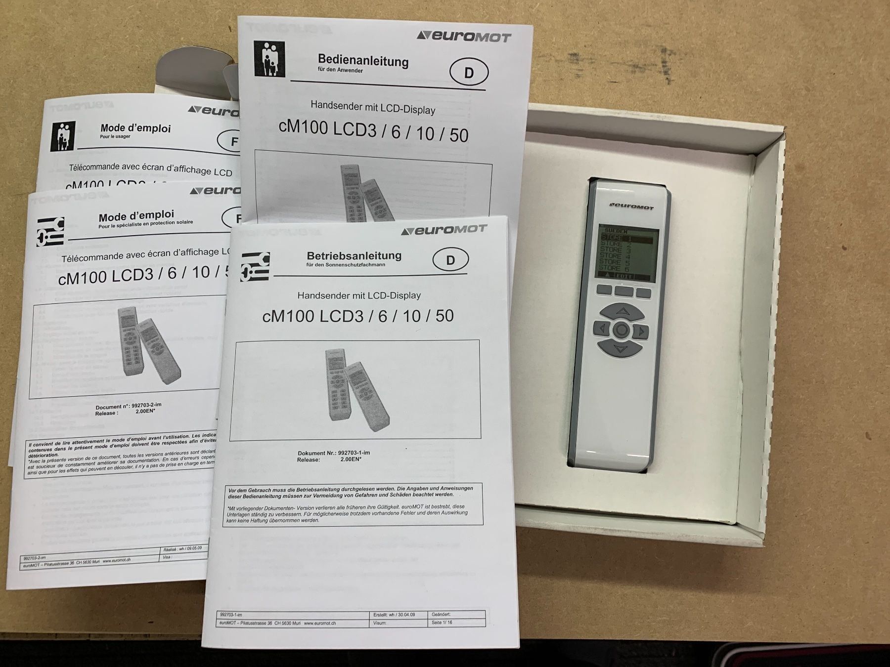 Fernbedienungen: Handsender mit LCD-Display   6Kanal – Neu und originalverpackt aus Ballwil von Pih 2