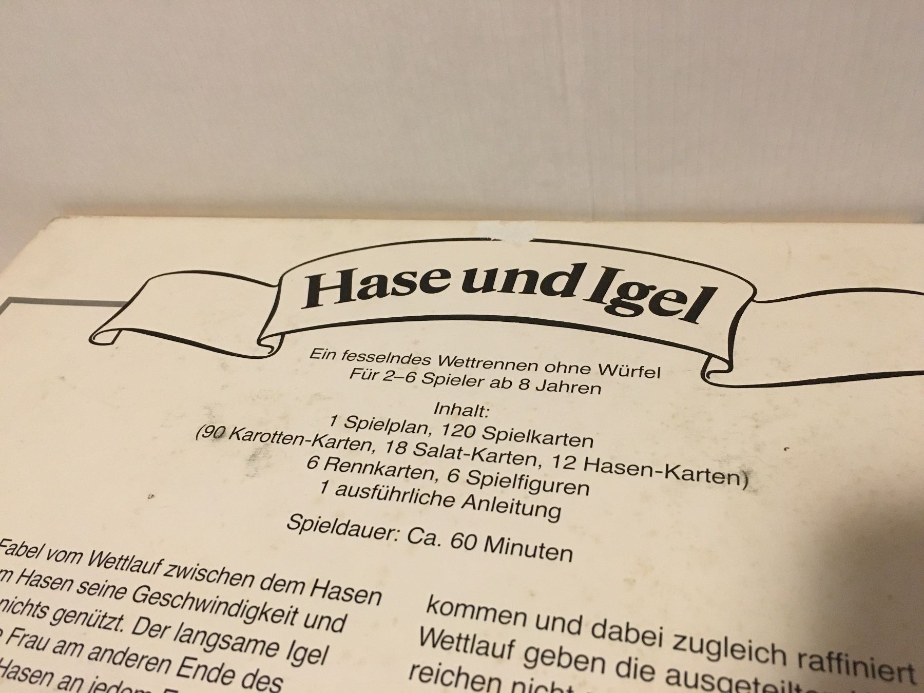 Ravensburger Giochi: Hase und Igel - Spiel von Ravensburger - 1978 – Usato da Andwil SG venduto da Rainboli 5