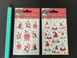 Weihnachts-Stickers (2 versch. Stück)