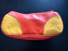 Clinique Täschli, Orange/Gelb, ideal für den Sommer!