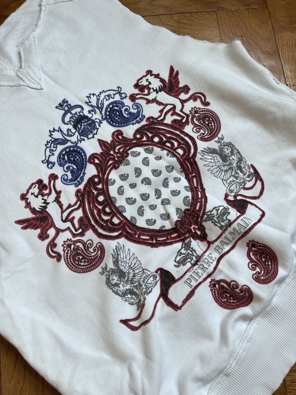 Balmain Maglioni & Felpe: Pierre Balmain - SS12 White Sweatshirt Preloved – Usato da Genève venduto da appearance.fr 6