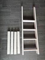 Betterhöhung FLEXA Holzleiter mit Beinen weiss