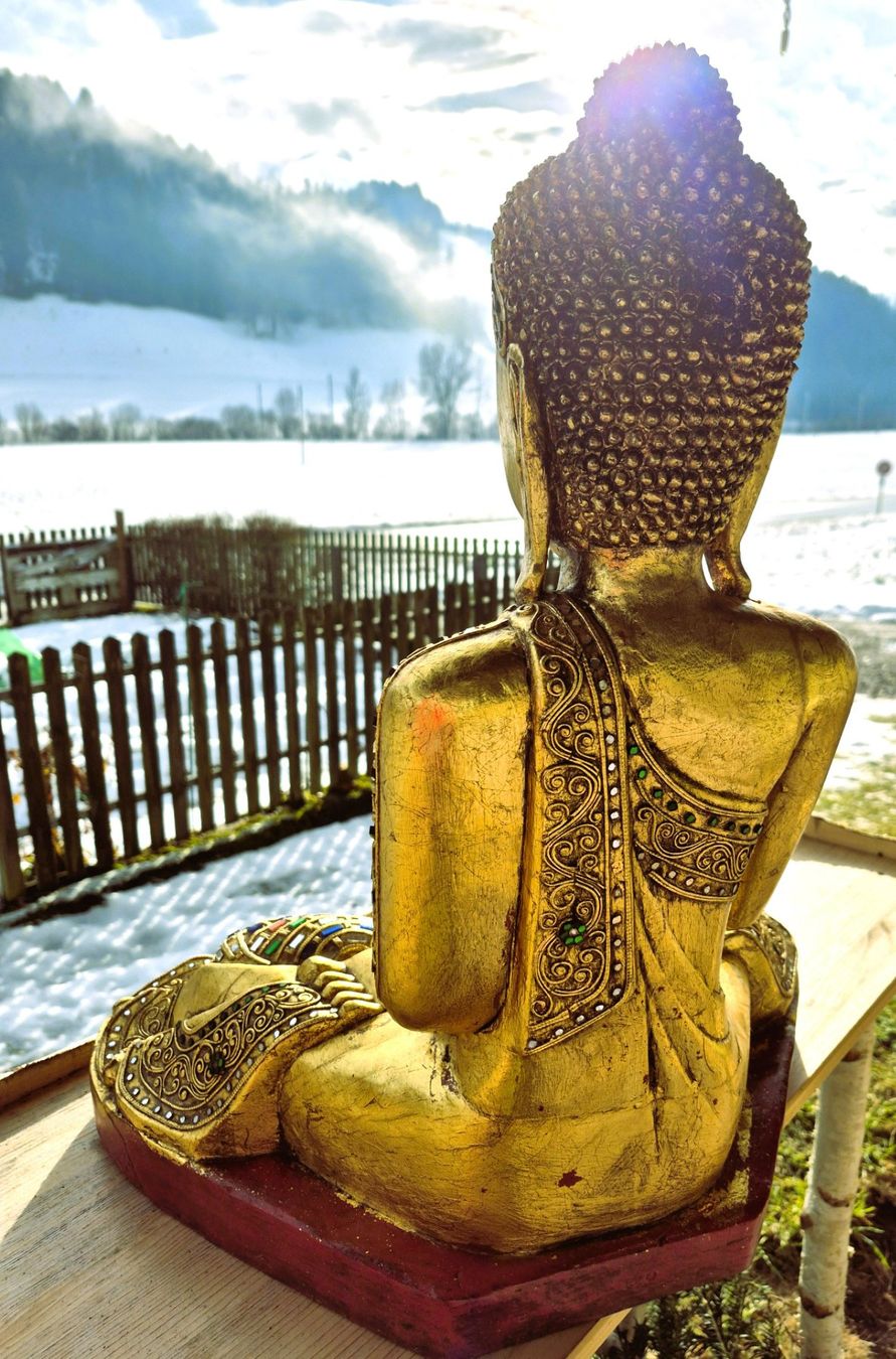 Sculture & Statue: Blattvergoldete Buddha-Statue Unikat – Usato da Schafhausen im Emmental venduto da Herzrose 4
