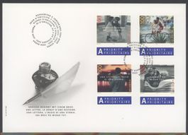 2005, FDC, Dauermarken Grosses beginnt mit einem Brief