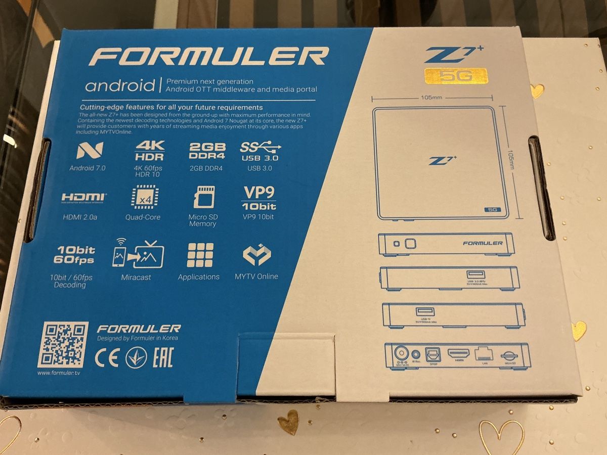 Formuler Z7+ Android 4K UHD IPTV Media Receiver TV-Box (Neu (gemäss ...