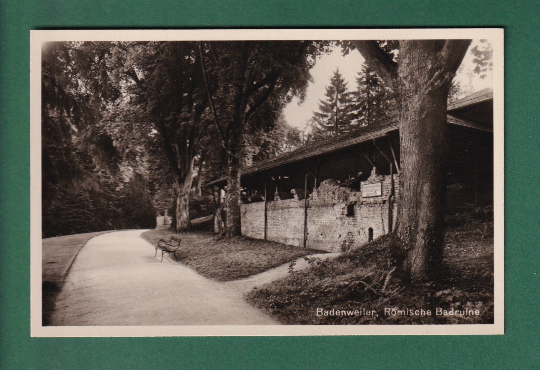 Cartoline postali: BADENWEILER - Römische Badruine – Usato da Pully venduto da nicecards-shop