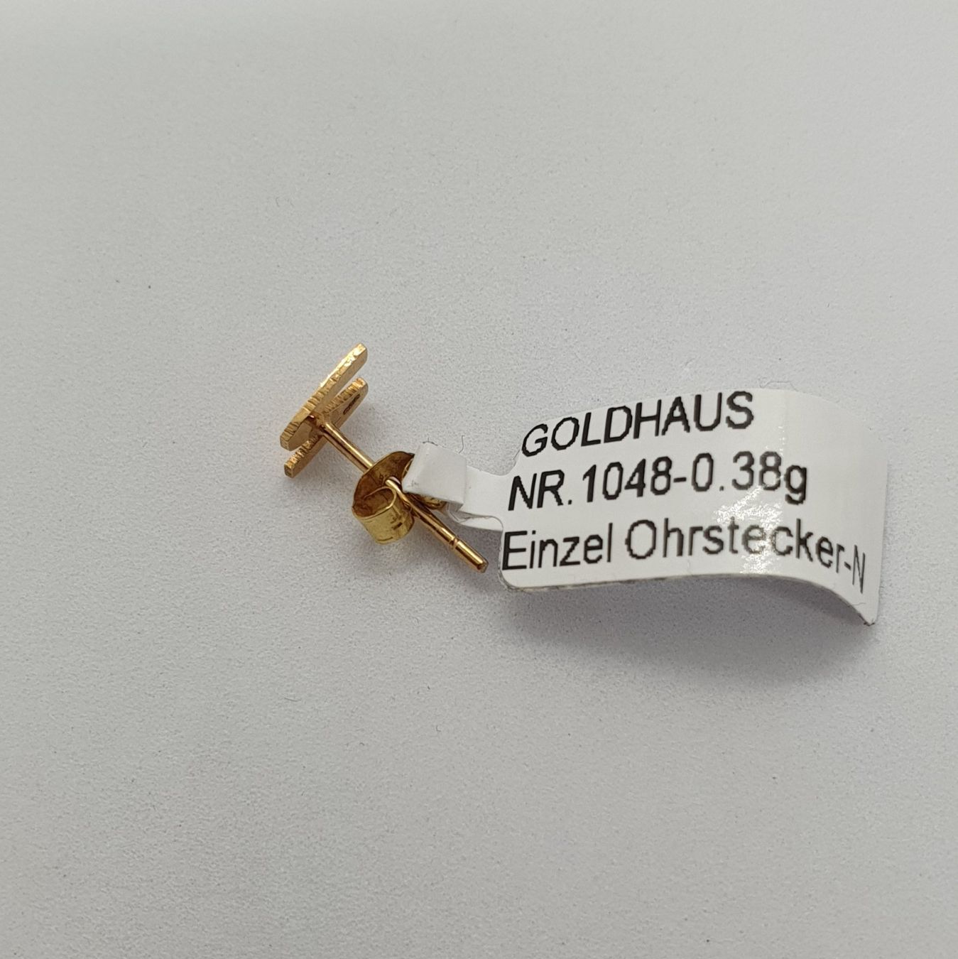 Orecchini pendenti & Orecchini a lobo: Echt 14K Gold - Einzel Ohrstecker-N – Usato da Luzern venduto da Luzern-Goldhaus 2
