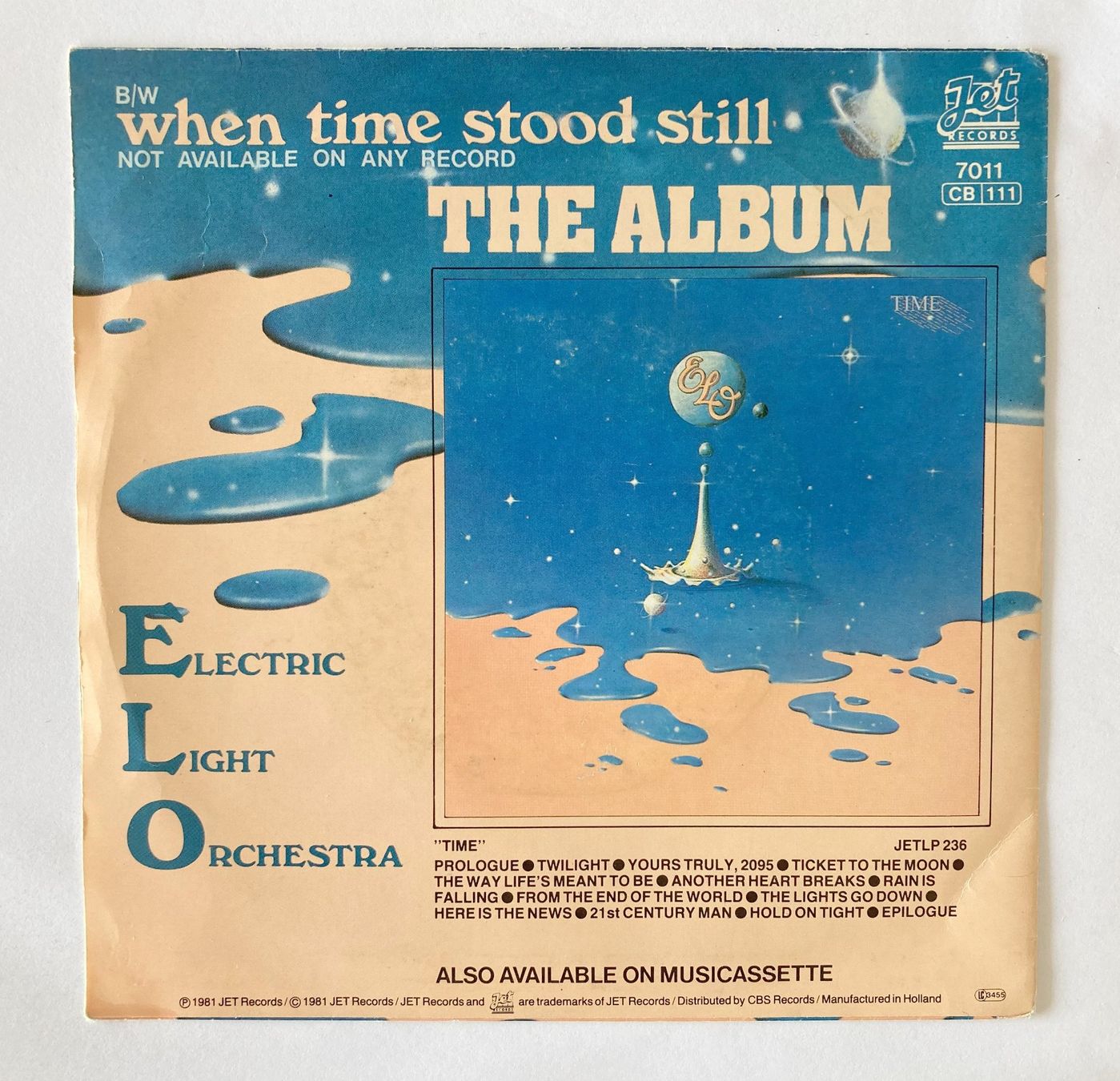 Schallplatten: ELECTRIC LIGHT ORCHESTRA - HOLD ON TIGHT – Gebraucht aus Bottens von hotter-than-hell 1