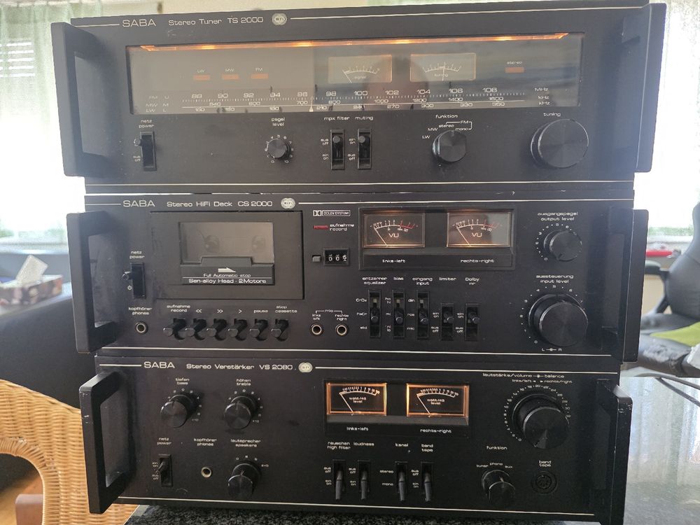SABA STEREOANLAGE VINTAGE 80er Sound inkl. Boxen (Gebraucht) in ...