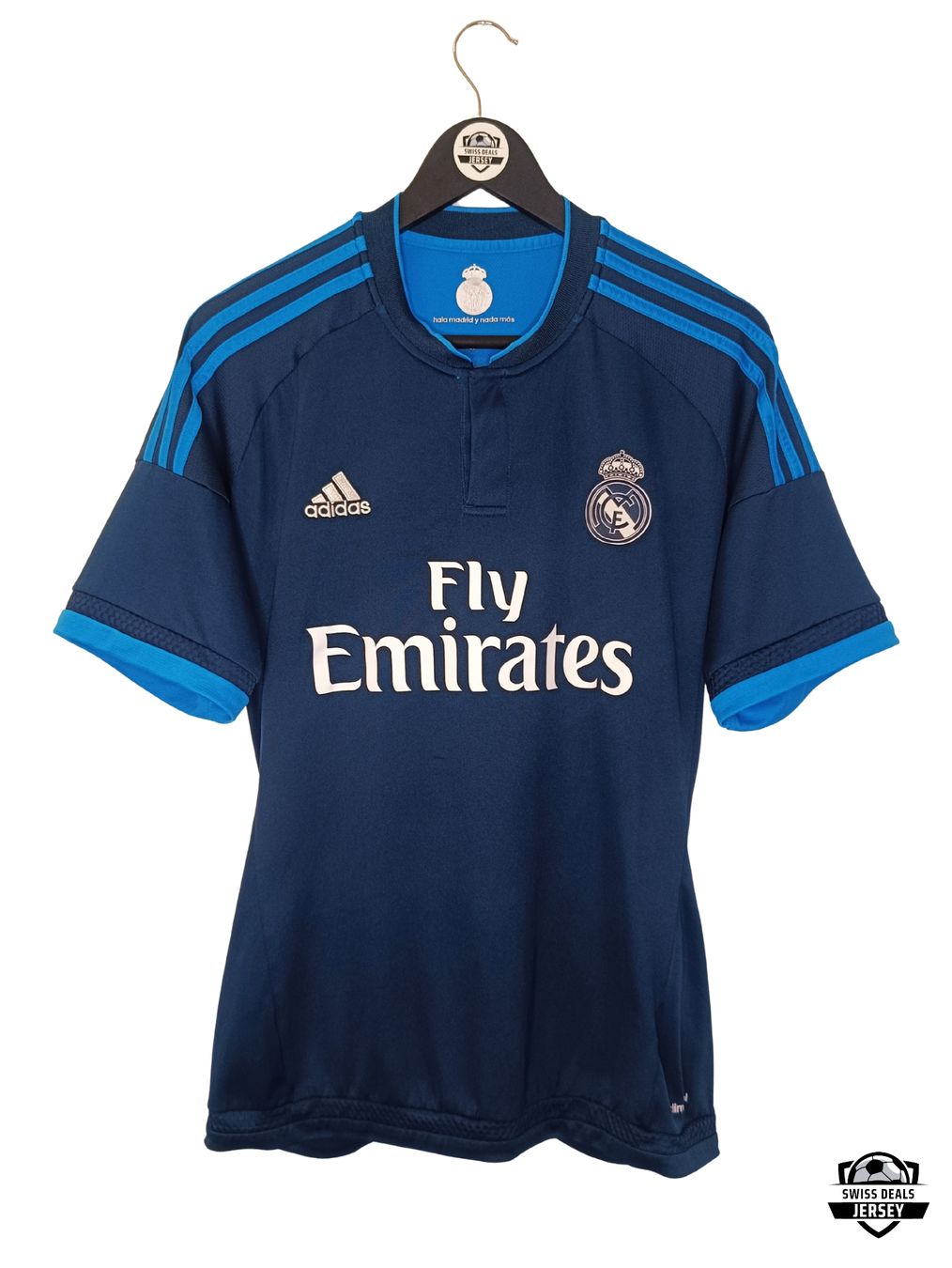 Real Madrid Canottiere & Pantaloni: RONALDO #7 Original Real Madrid 2015-16 Third Trikot – Usato da St-Léonard venduto da SwissDealsJersey 1