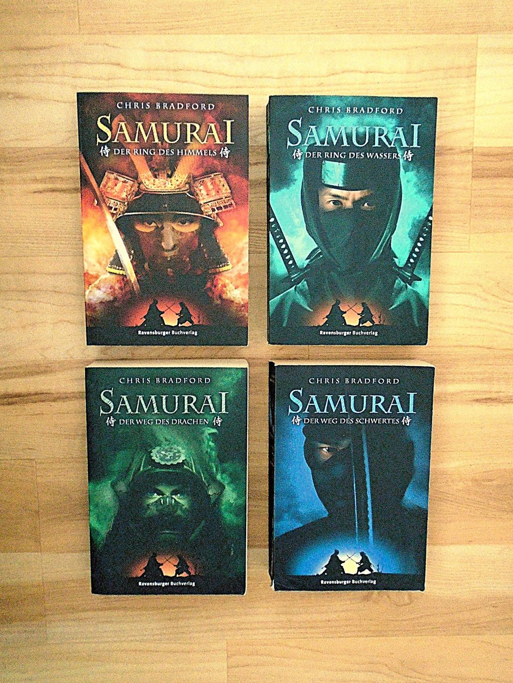 Libri: 4x SAMURAI - Chris Bradford / FANTASY – Usato da Pfeffingen venduto da Elfenstein