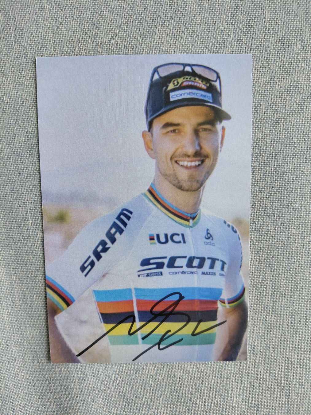 Autografi: Autogrammkarte Nino  Schurter – Usato da Schmerikon venduto da Olympia04