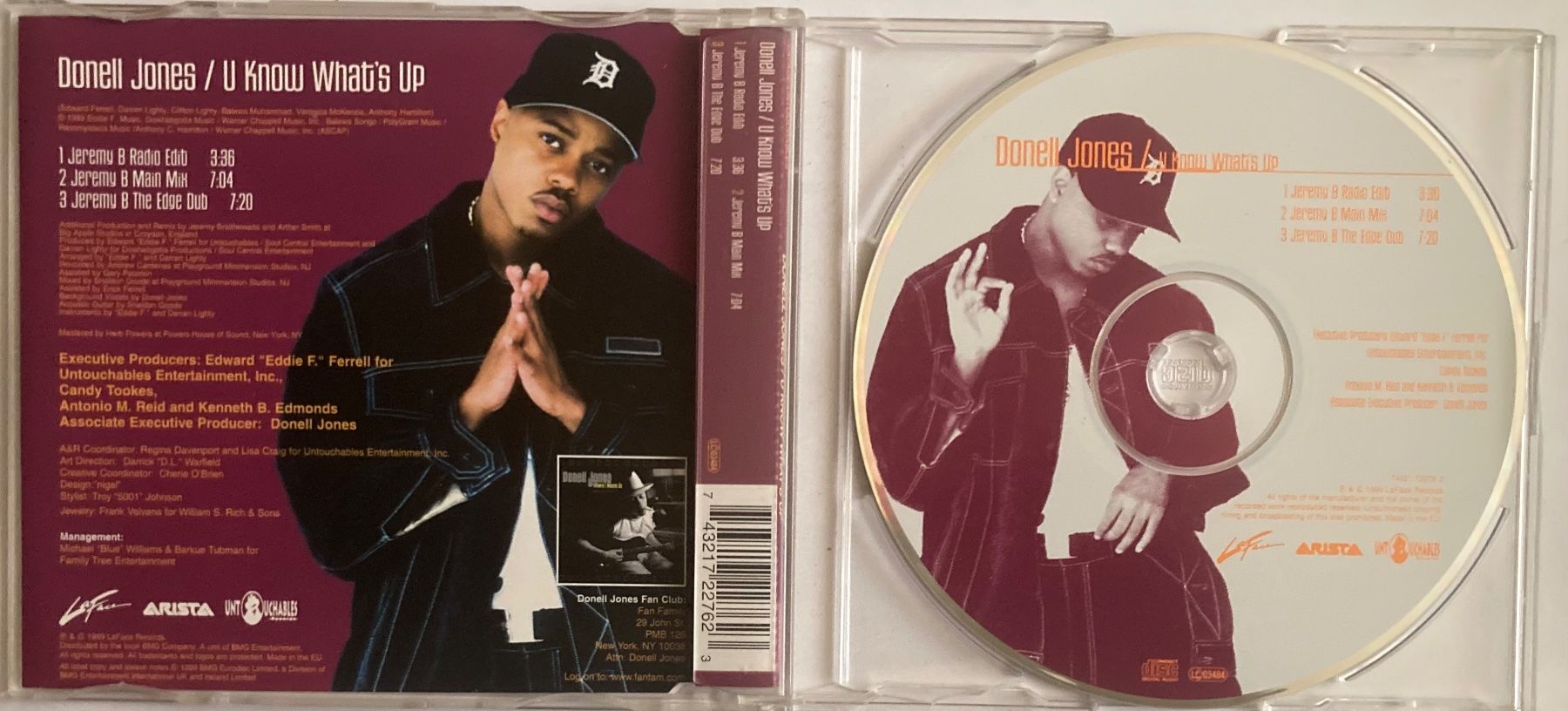 CD: DONELL JONES - U KNOW WHAT'S UP – Usato da Poliez-Pittet venduto da Newtown-Records 1