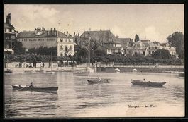 Morges, Le Port, l'Hotel du Mont-Blanc