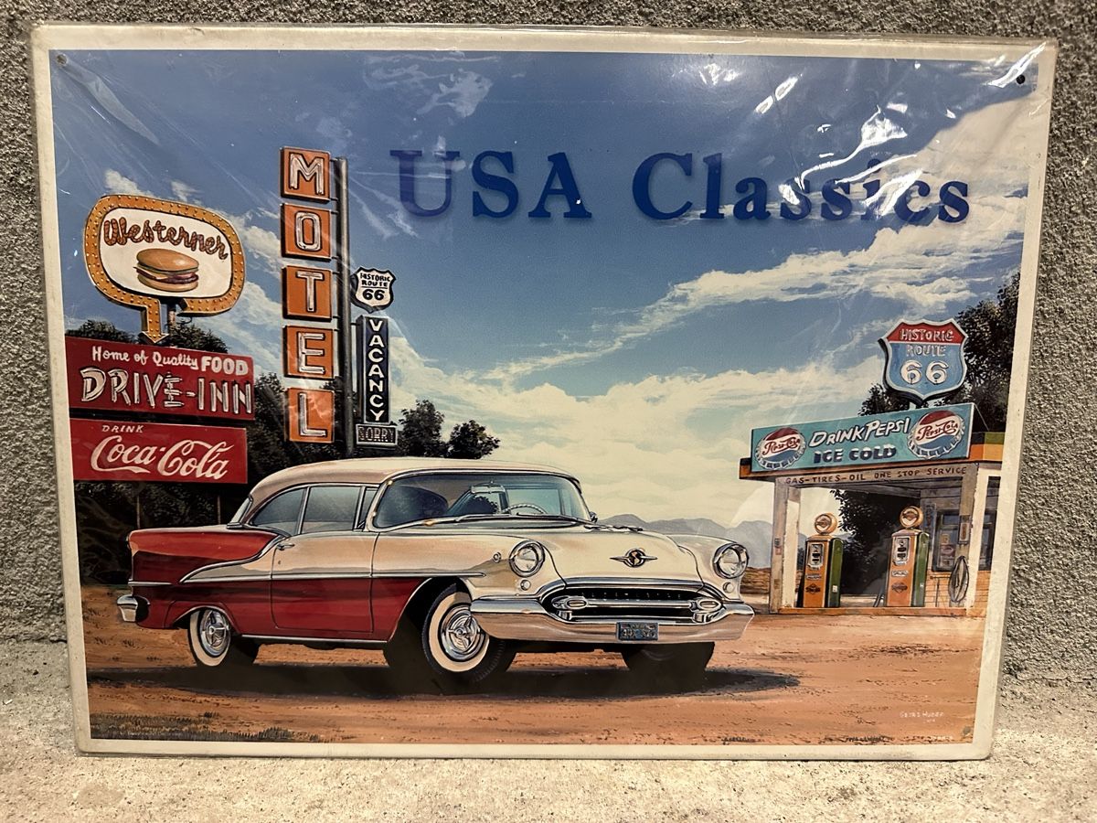 Ecriteaux: Oldsmobile usa Oldtimer Classic – Neuf (Voir description) à Reinach AG par rares75