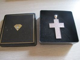 Kreuz Anhänger Silber 925 Gepunzt Gross Und Schwer und Schön