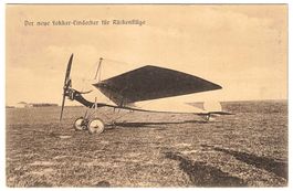 Sanke - Karte Fokker-Eindecker - 1. Weltkrieg - unbeschrieb.