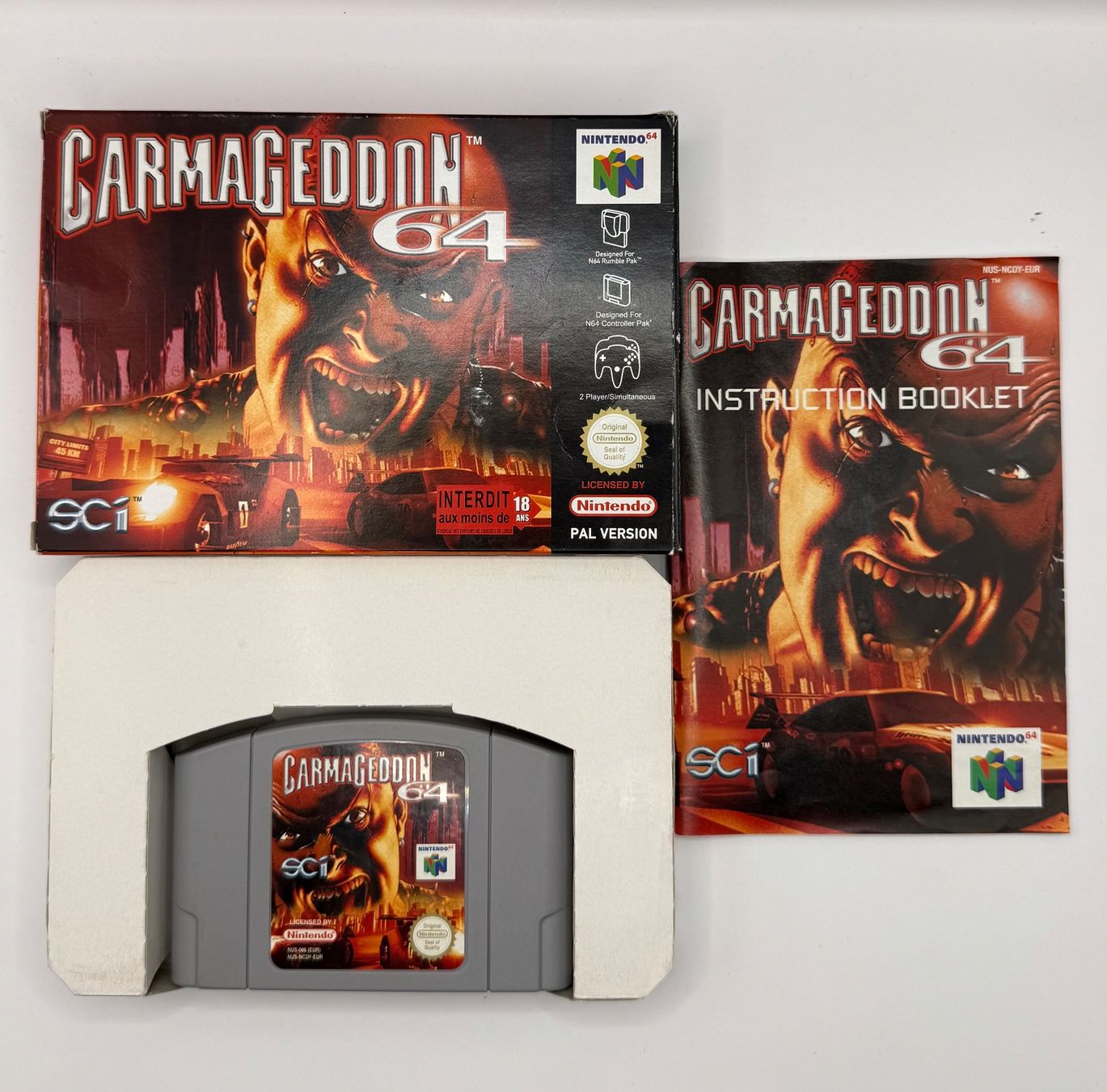 Nintendo Spiele: Carmageddon 64 - Nintendo 64 - OVP - CIB – Gebraucht aus Dietikon von gab_qz7y 2