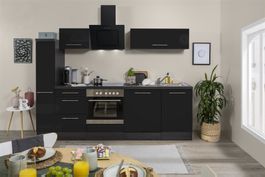 357 Küchenzeile Singleküche 250cm Ei/S - Küche Einbauküche
