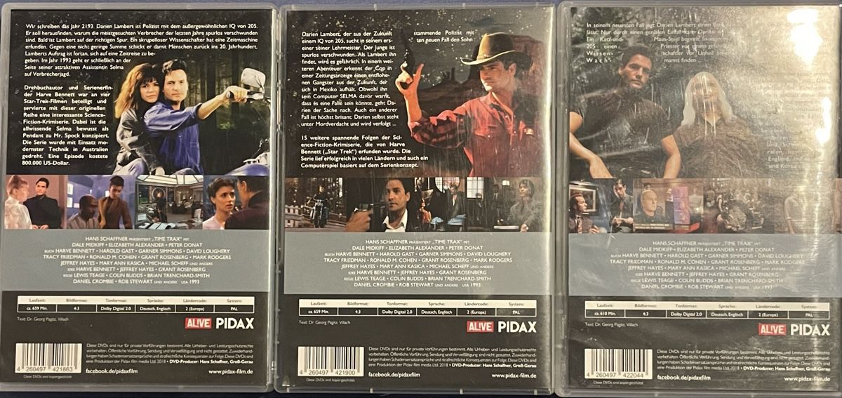 Alle DVDs: Time Trax - Volume 1-3  Gesamtedition – Gebraucht aus Waldenburg von Mimily33 1