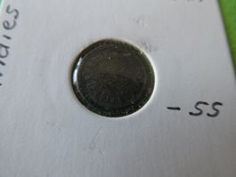 Niederländisch-Indien 1911, 1/10 Gulden - Silber