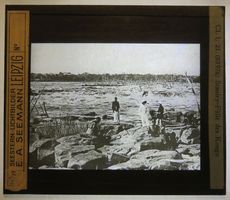 Glasdia Afrika Kongo: Stanley-Fälle (Boyomafälle), um 1930