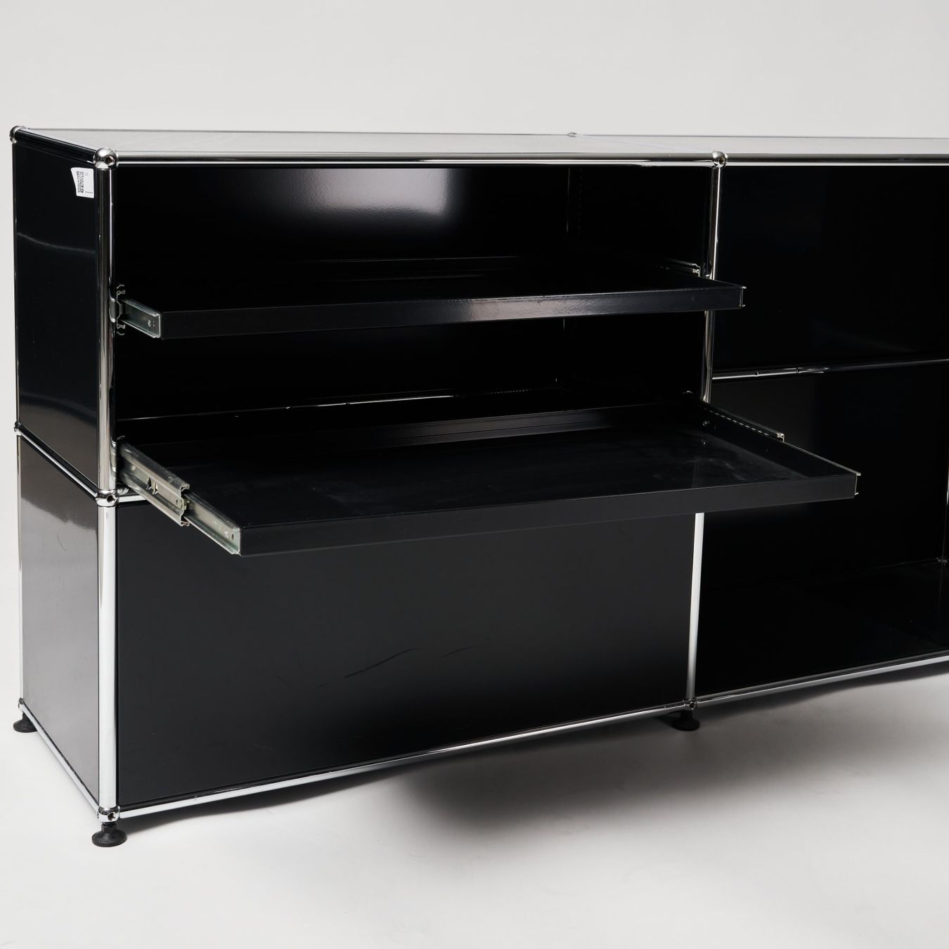 Scaffali: USM Sideboard 2x2 schwarz offen 1216 – Usato da Affoltern am Albis venduto da Zapro 1