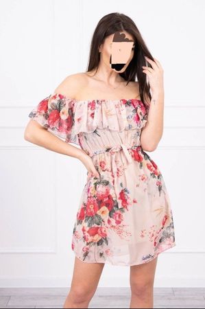 Kesi SunDress with Flower Print Xs/S Light pink