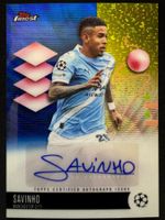 Topps Finest Savinho Auto 42/150 Manchester City