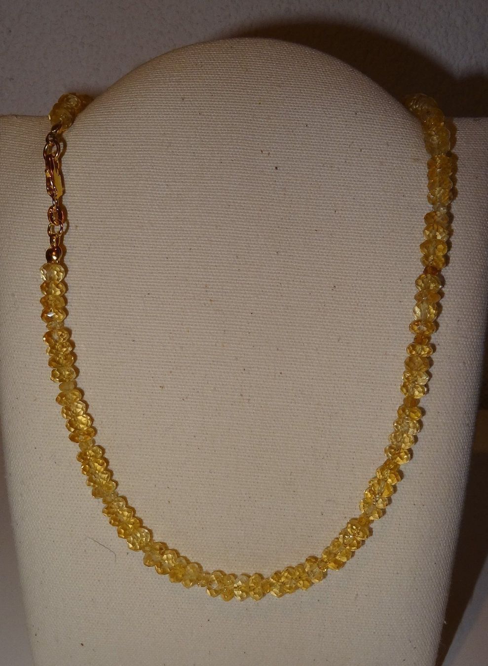 Catenine: Halskette mit echten Citrin – Nuovo (secondo la descrizione) da Matten b. Interlaken venduto da kero71 6