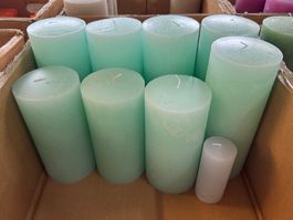 678 Posten Raureif Kerzen aus Liquidation