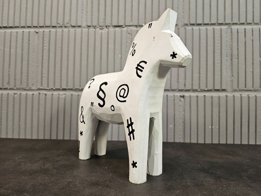 Miniblings Dala Pferd Ohrringe - Schwedischer Schmuck Handmade