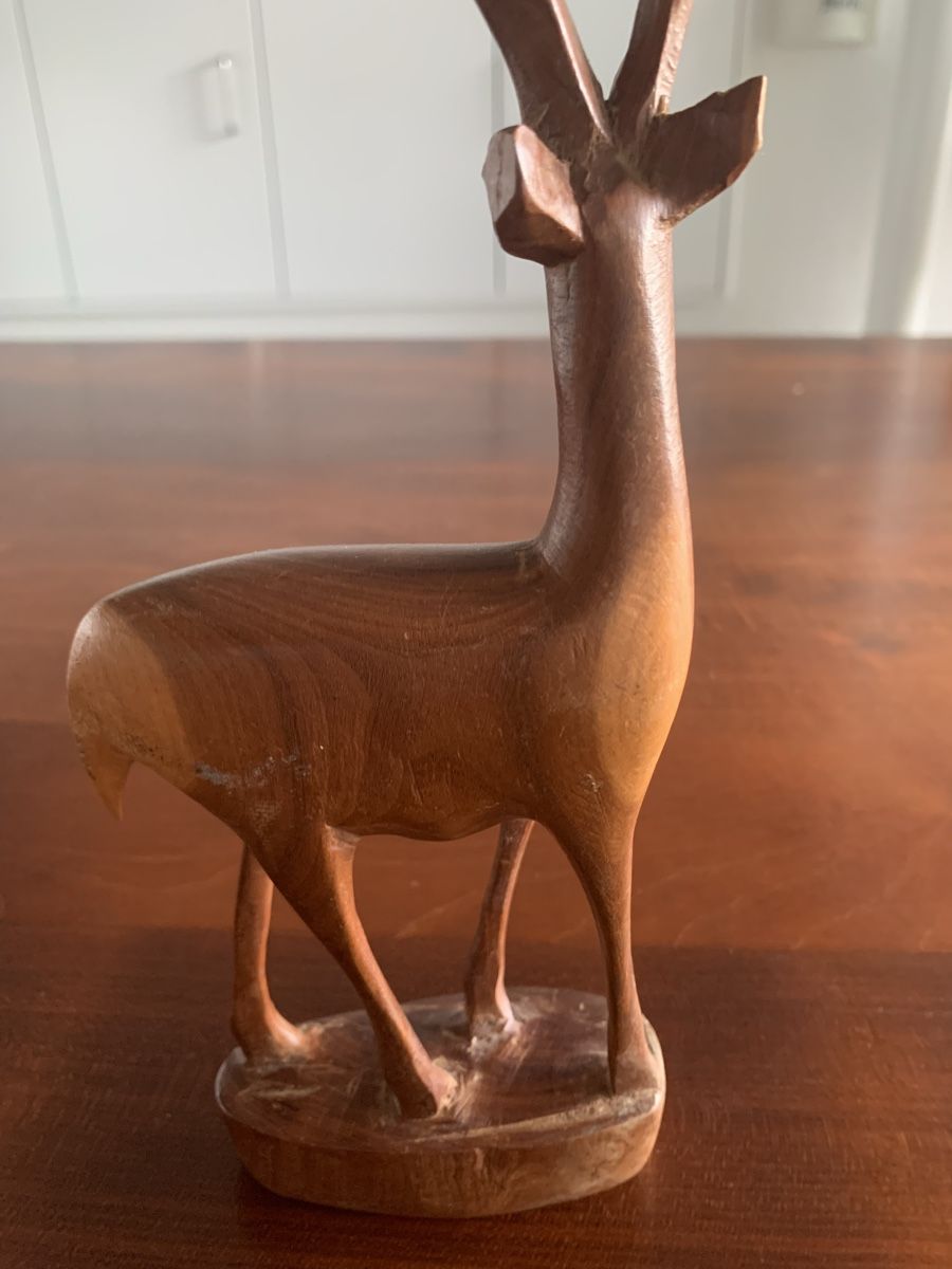 Statuette: Reh - Palisander-Holz – Usato da Bern venduto da Tresor1952 1